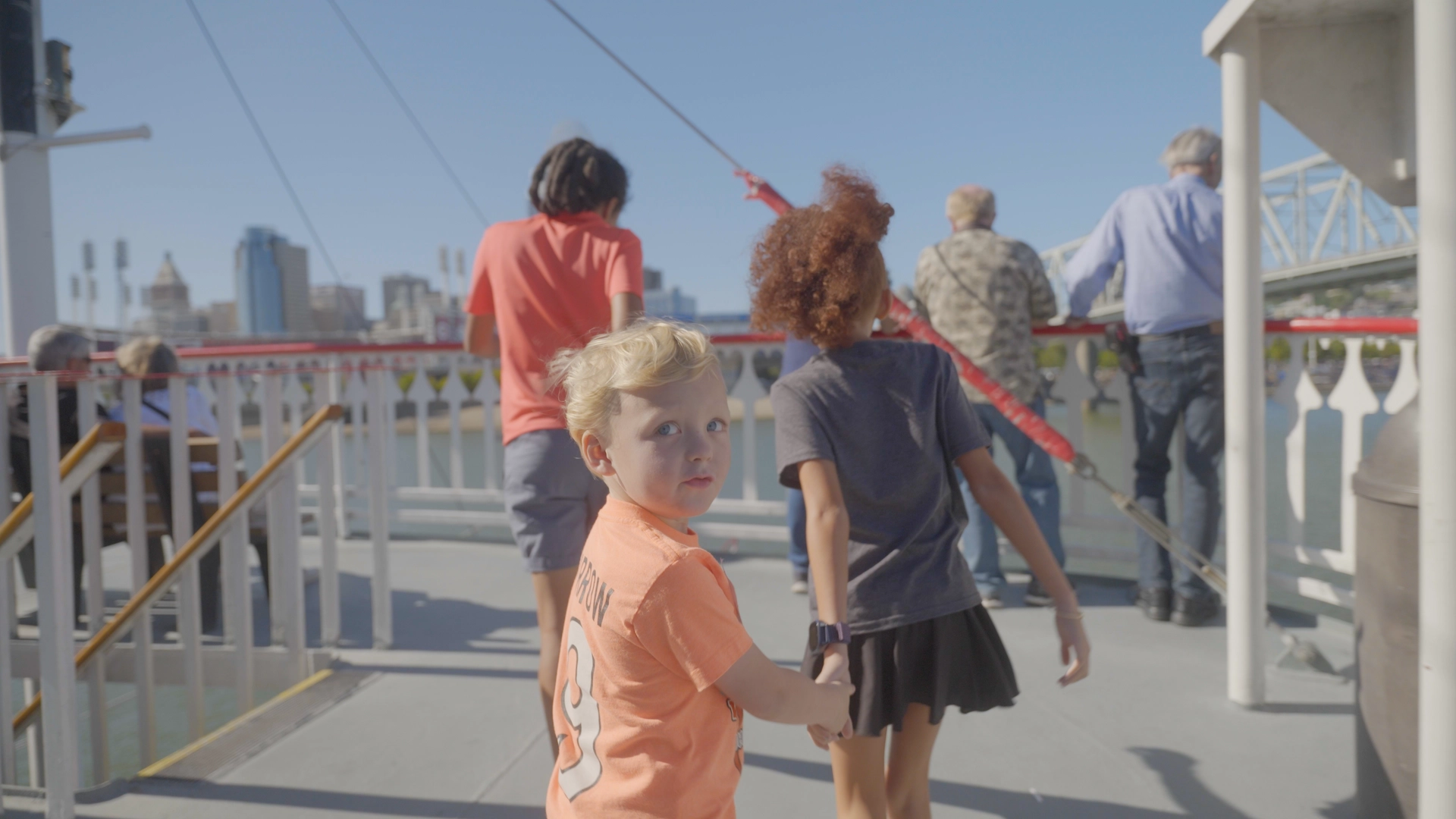 BB Riverboats, kids enjoying an authentic riverboat!